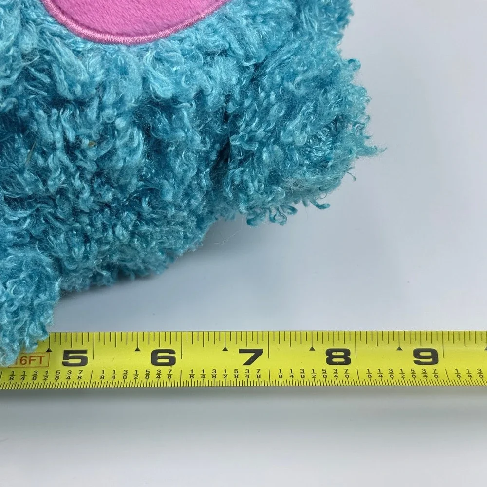 Pikmi Pops Surprise Love the Curly Bear Jumbo Plush Blue Pink Heart 2017 8 Inch